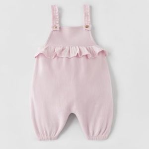 Zara Baby Pink Overalls